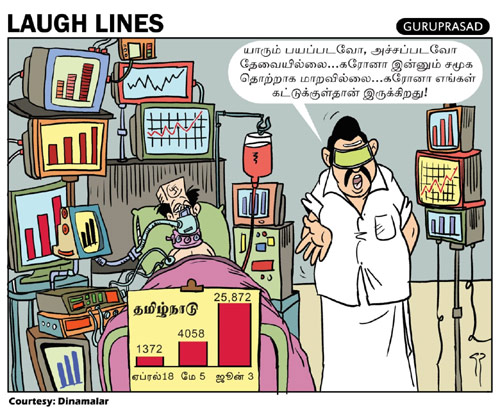 Live Chennai: GP Laugh Lines - 5th June 2020,Guruprasad ,editorial  cartoonist ,Tamil daily in Chennai, Cartoons for print, electronic media,  newsletters, presentations, websites, advertisements,