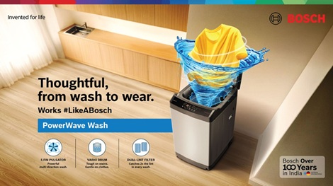 BSH Eyes Stronger Share in India’s High-Growth Top Load washing machine category with Bosch Full-Range Portfolio