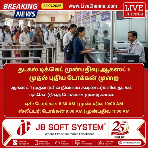 New Tatkal Ticket Booking Rules from August 1: Important Update for Train Passengers

