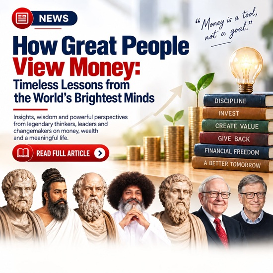 How Great People View Money: Timeless Lessons from the World’s Brightest Minds