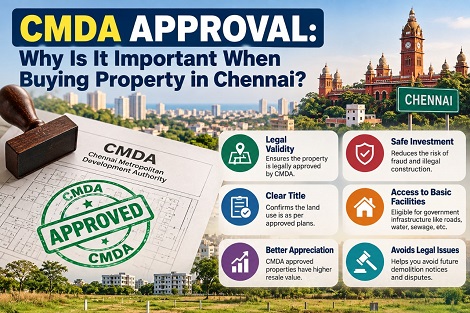 CMDA Approval in Chennai: Importance, Benefits and Property Verification