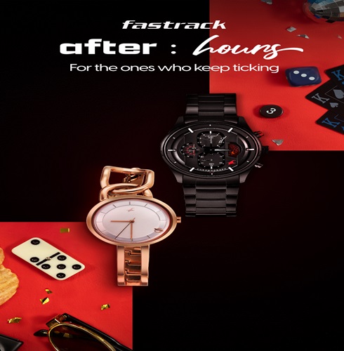 Live Chennai Fastrack launches Afterhours campaign with its first sun moon chronographs for men Fastrack launches Afterhours campaign with its first sun moon chronographs for men