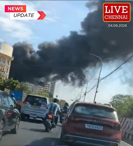Fire Breaks Out at Private Commercial Complex in Chennai