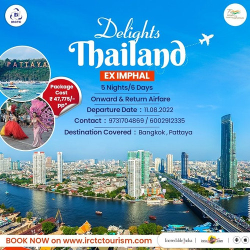 Live Chennai IRCTC Tourism Launches Thailand Tour Package,IRCTC