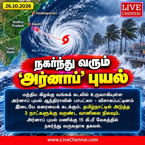 Cyclone Arnab Intensifies Over Bay of Bengal; Andhra Pradesh Coast Braces for Very Severe Cyclonic Storm