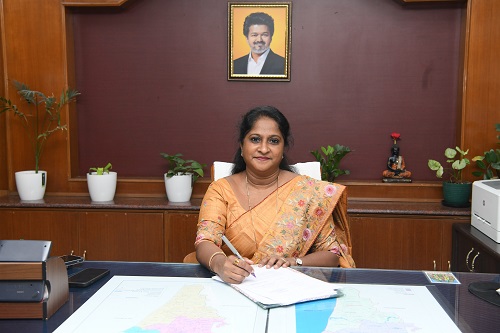 Tmt S. Malathi Helen, IAS - District Collector Chennai